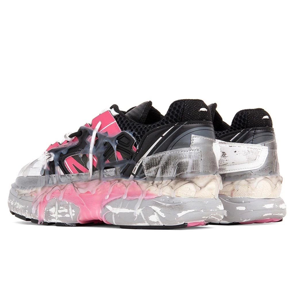 Maison Margiela Fusion Sneaker Low Top - Black/White/Pink 5 Maison Margiela Fusion Sneaker Low Top - Black/White/Pink - Image 3