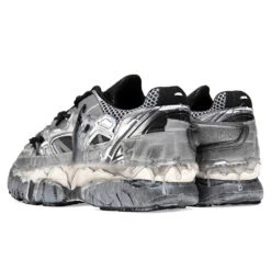 Maison Margiela Fusion Sneaker Low Top - Silver/Black 8 Maison Margiela Fusion Sneaker Low Top - Silver/Black -Feature Clothing maison margiela fusion sneaker low top silverblack 3