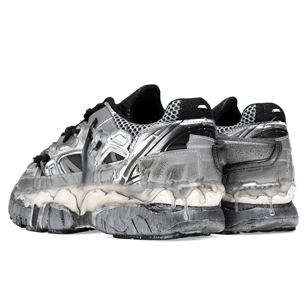 Maison Margiela Fusion Sneaker Low Top - Silver/Black 5 Maison Margiela Fusion Sneaker Low Top - Silver/Black - Image 3