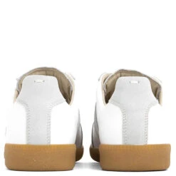 Maison Margiela Replica Low Top Calf Skin - White/Grey -Feature Clothing maison margiela replica low top calf skin whitegrey 4