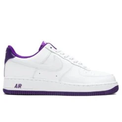 Nike Air Force 1 '07 - White/Voltage Purple