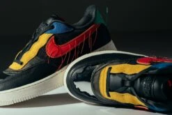 Nike Air Force 1 Low BHM - Dark Smoke Grey/Track Red -Feature Clothing nike air force 1 low bhm dark smoke greytrack red 7