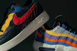 Nike Air Force 1 Low BHM - Dark Smoke Grey/Track Red -Feature Clothing nike air force 1 low bhm dark smoke greytrack red 8