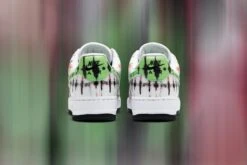 Nike Women's Air Force 1 Low "Black Tie Dye" - White/Green Strike 11 Nike Women's Air Force 1 Low "Black Tie Dye" - White/Green Strike -Feature Clothing nike womens air force 1 low black tie dye whitegreen strike 5