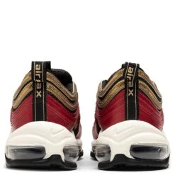 Nike Women's Air Max 97 - University Red/Metallic Gold -Feature Clothing nike womens air max 97 university redmetallic gold 4