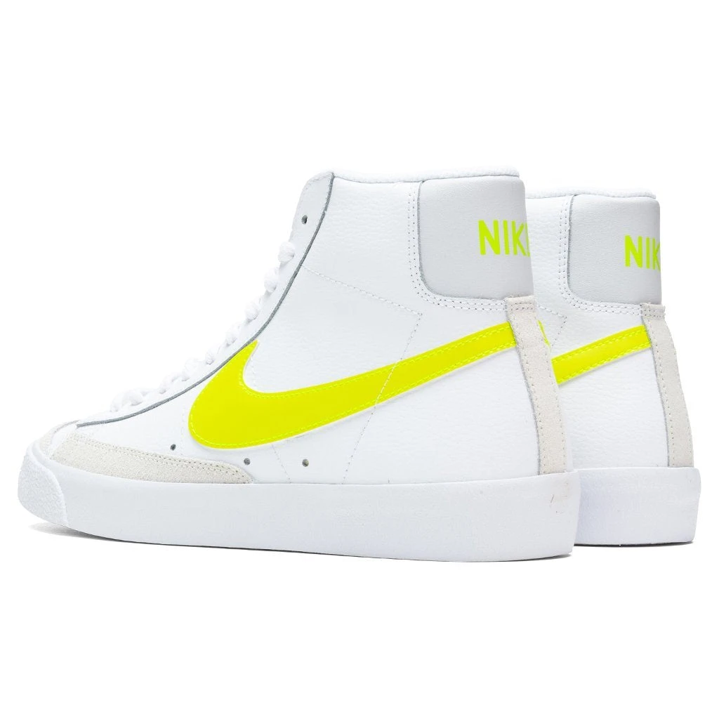Nike Women's Blazer Mid '77 - White/Lemon Venom/Pure Platinum/Fossil 5 Nike Women's Blazer Mid '77 - White/Lemon Venom/Pure Platinum/Fossil - Image 3