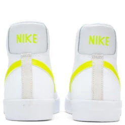 Nike Women's Blazer Mid '77 - White/Lemon Venom/Pure Platinum/Fossil 9 Nike Women's Blazer Mid '77 - White/Lemon Venom/Pure Platinum/Fossil -Feature Clothing nike womens blazer mid 77 whitelemon venompure platinumfossil 4