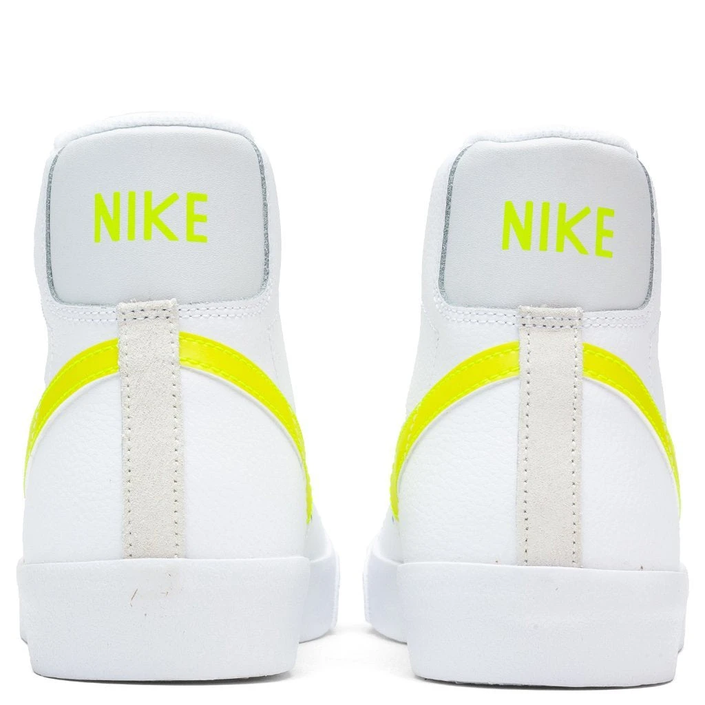 Nike Women's Blazer Mid '77 - White/Lemon Venom/Pure Platinum/Fossil 6 Nike Women's Blazer Mid '77 - White/Lemon Venom/Pure Platinum/Fossil - Image 4