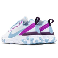 Nike Women's React Element 55 - Football Grey/Psychic Blue 8 Nike Women's React Element 55 - Football Grey/Psychic Blue -Feature Clothing nike womens react element 55 football greypsychic blue 3