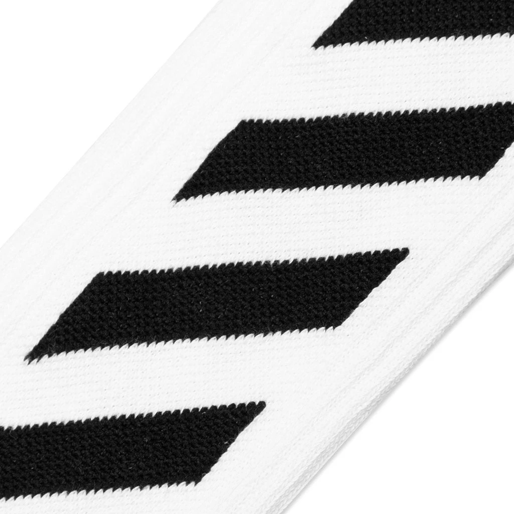 Diag Mid Length Socks - White/Black F20 5 Diag Mid Length Socks - White/Black F20 - Image 3
