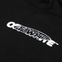 Hand Painters Over Hoodie - Black/White -Feature Clothing off white co virgil abloh hand painters over hoodie blackwhite 3