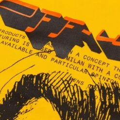 Mirko Artist Over Hoodie - Yellow/Black -Feature Clothing off white co virgil abloh mirko artist over hoodie yellowblack 4