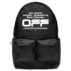 Off Wavy Logo Backpack - Black/White 2 Off Wavy Logo Backpack - Black/White -Feature Clothing off white co virgil abloh off wavy logo backpack blackwhite omnb003r20e480041001 os