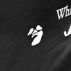 OW Logo Backpack - Black/White -Feature Clothing off white co virgil abloh ow logo backpack blackwhite omnb003e20fab0011001 5