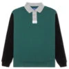 L/S Polo Shirt - Green 1 L/S Polo Shirt - Green -Feature Clothing rassvet ls polo shirt green