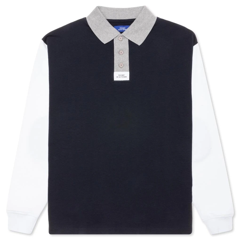 L/S Polo Shirt - Navy 3 L/S Polo Shirt - Navy