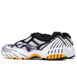 Saucony Grid Web - White/Purple/Yellow 8 Saucony Grid Web - White/Purple/Yellow -Feature Clothing saucony grid web whitepurpleyellow 3
