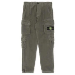 Stone Island Nylon Fleece Cargo Trousers - Mud