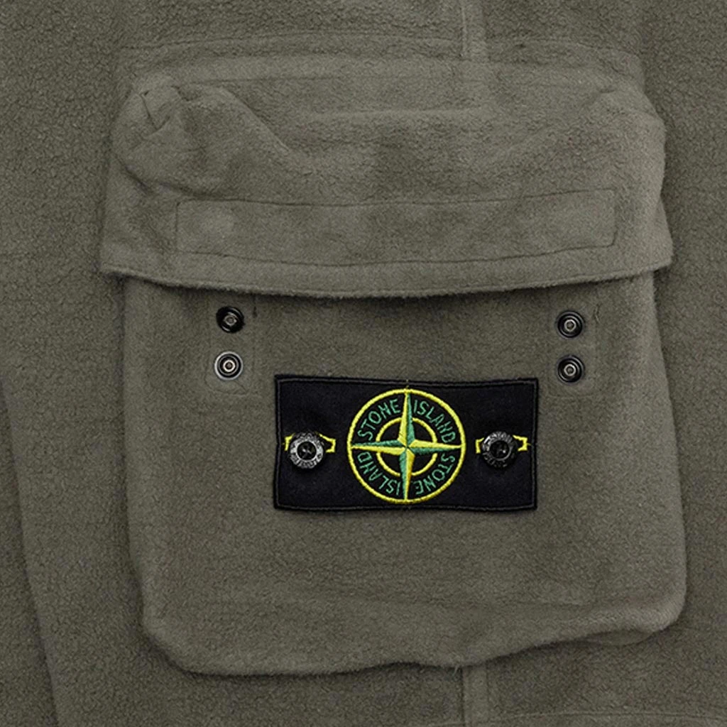 Stone Island Nylon Fleece Cargo Trousers - Mud 5 Stone Island Nylon Fleece Cargo Trousers - Mud - Image 3