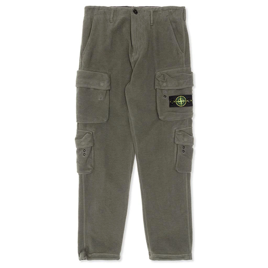 Stone Island Nylon Fleece Cargo Trousers - Mud 3 Stone Island Nylon Fleece Cargo Trousers - Mud