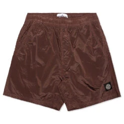 Stone Island Nylon Metal Shorts - Mahogany