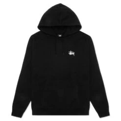 Stussy Basic Hoodie - Black 500