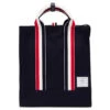 Lined Tote - Navy 2 Lined Tote - Navy -Feature Clothing thom browne lined tote navy mag170a 05390 415 os