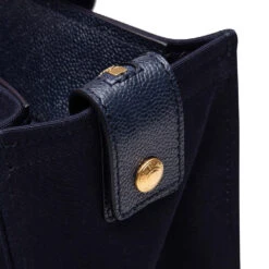 Lined Tote - Navy -Feature Clothing thom browne lined tote navy mag170a 05390 415 os 4