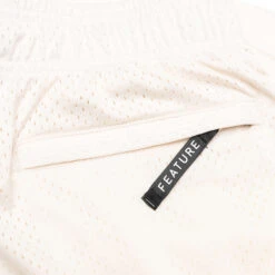 West Mesh Shorts - Cream -Feature Clothing untitled 07 23 24 Feature DV 6