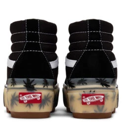 Women's Sk8-Hi Stacked LX - Palm Black 9 Women's Sk8-Hi Stacked LX - Palm Black -Feature Clothing vans vault womens sk8 hi stacked lx palm black 4